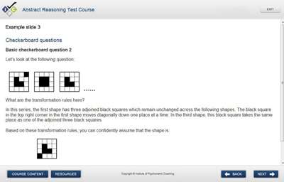 Abstract Course Example slide 3