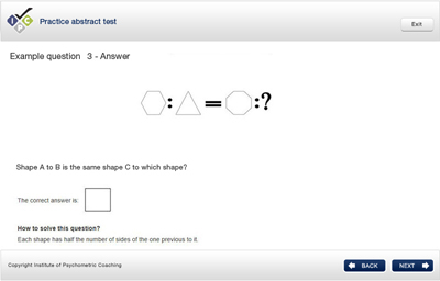 Example question 3 - Answer