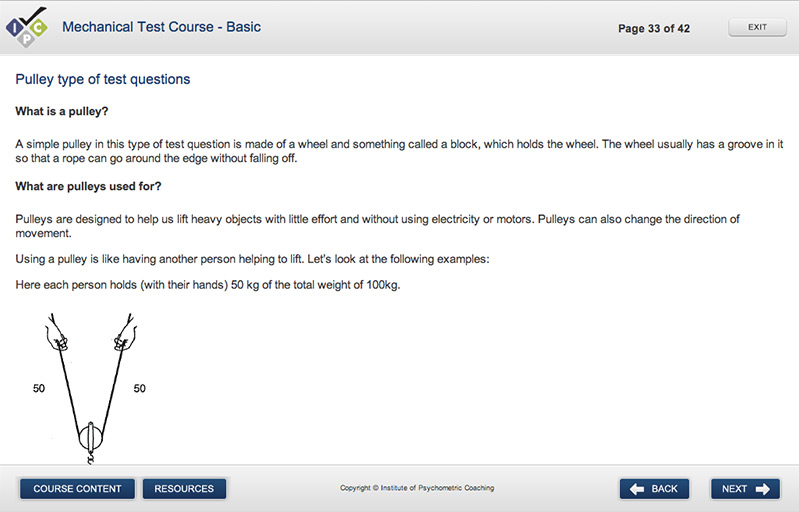 Mechanical Course Example slide 2