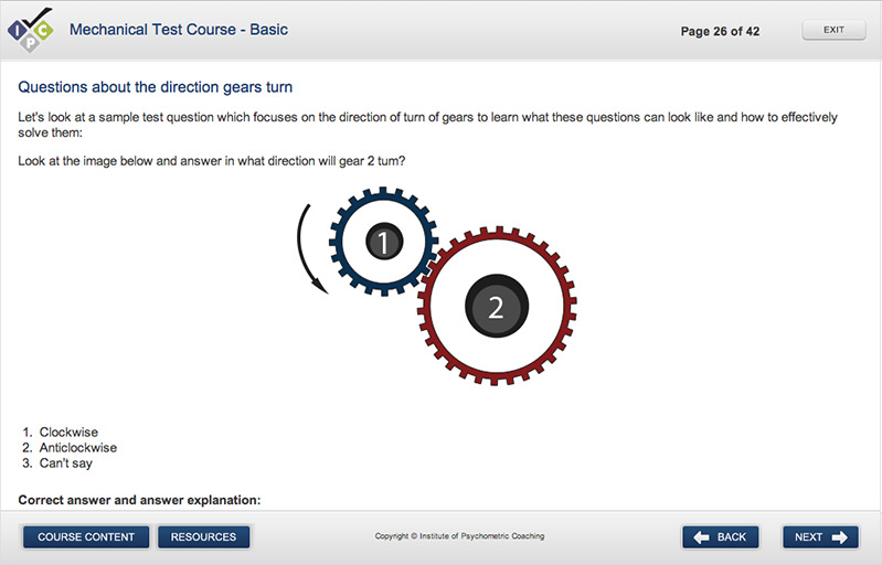 Mechanical Course Example slide 3