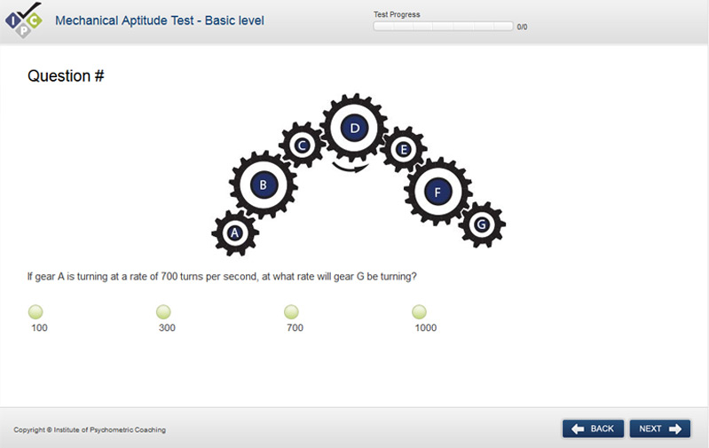 Mechanical Aptitude Test Pulleys