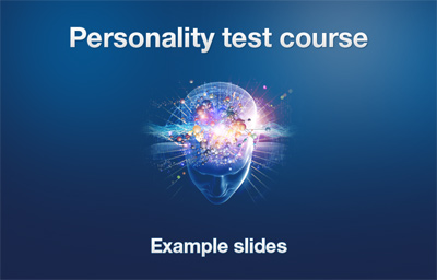 Personality Course introduction