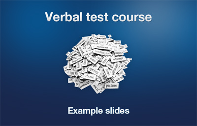 Verbal Course introduction